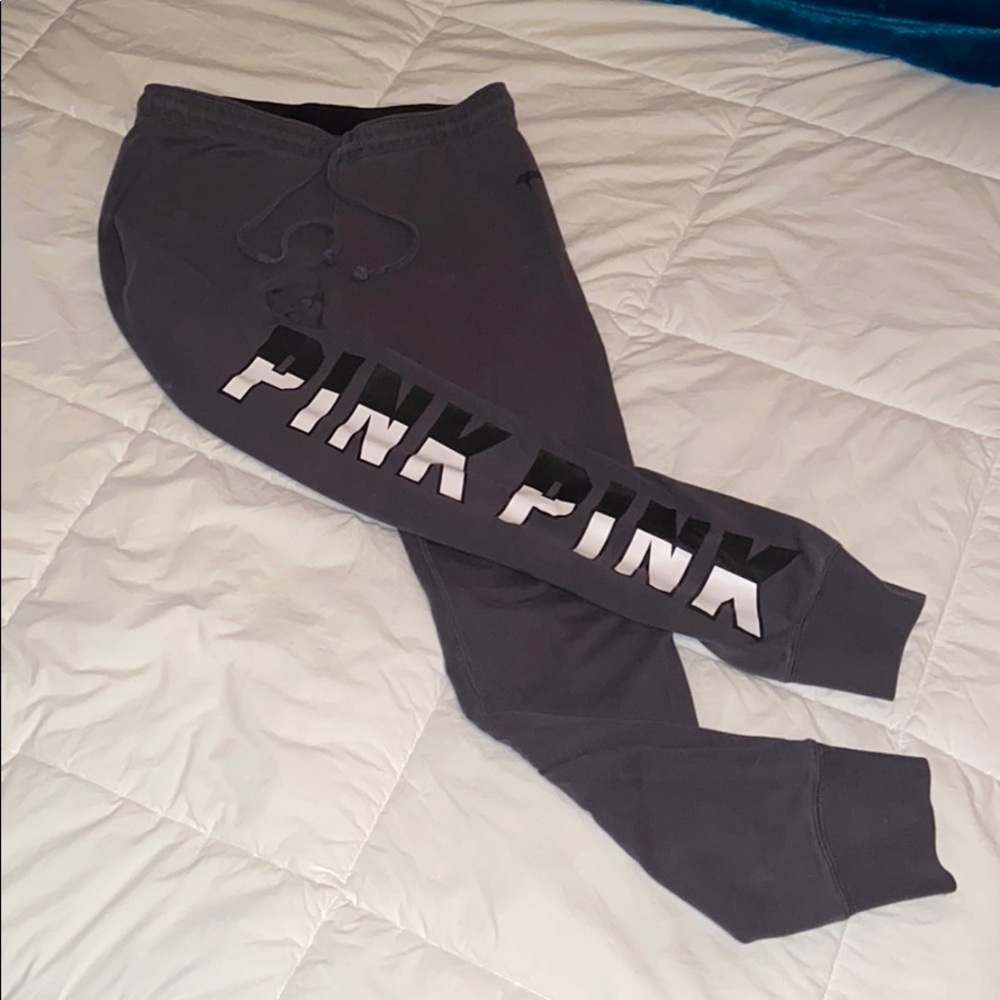 ✨PINK Grey Sweatpants✨